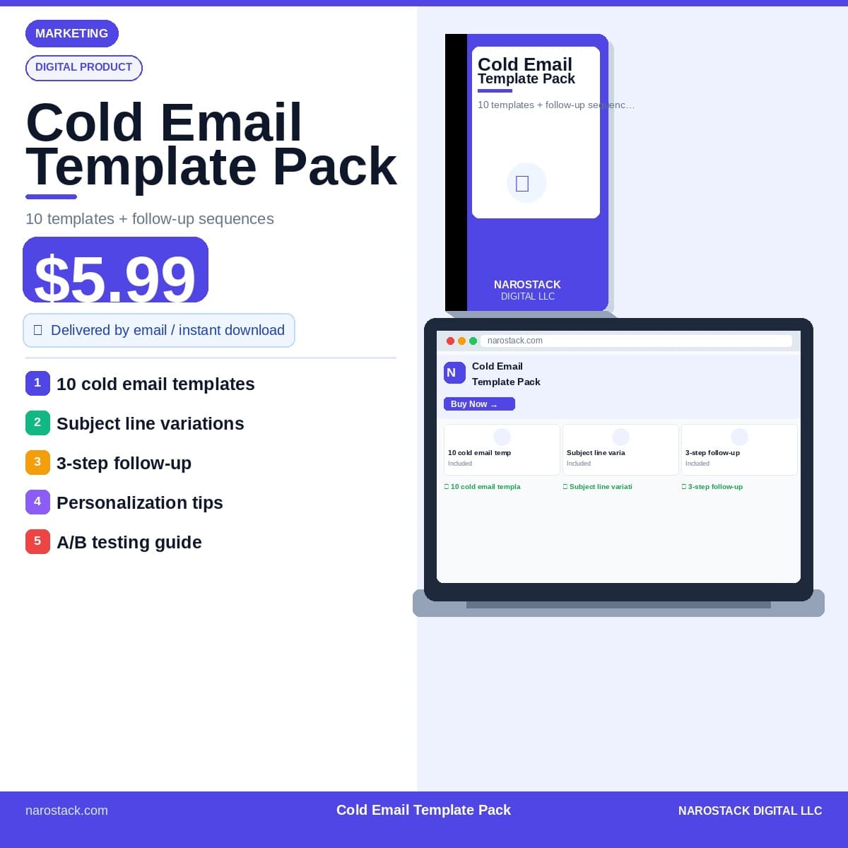 Cold Email Template Pack