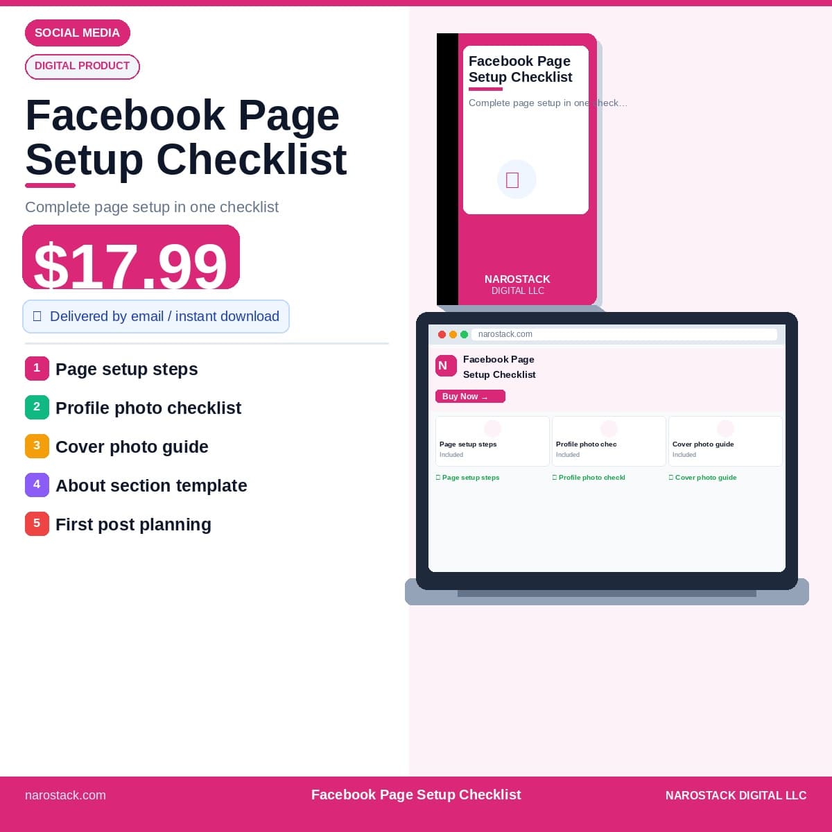 Facebook Page Setup Checklist