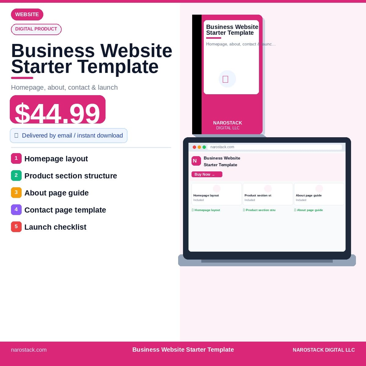 Business Website Starter Template